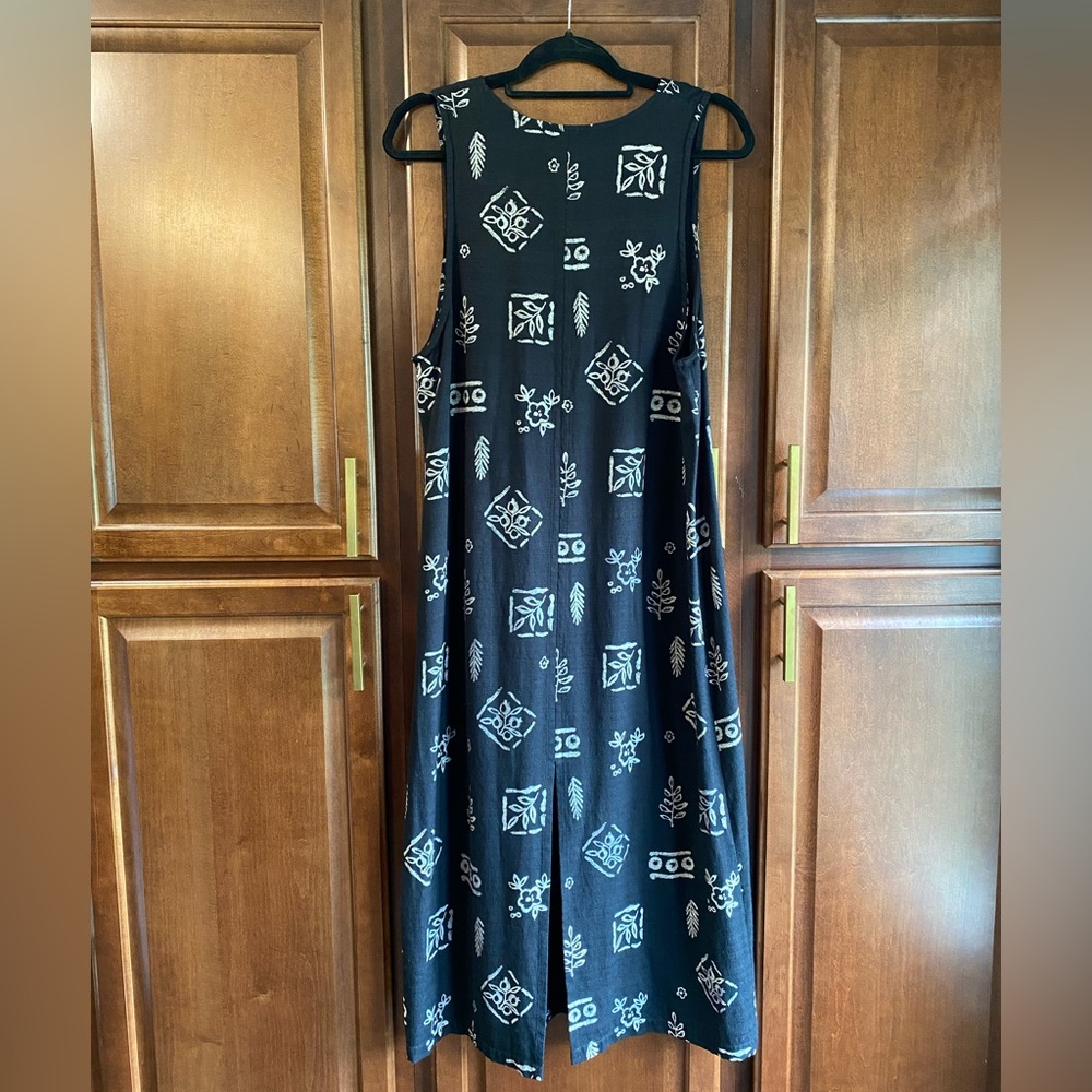 Christopher & Banks Black Sleeveless Halter Maxi Dress Women's Size M - Picture 2 of 6